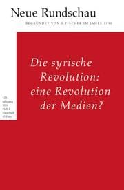 Cover von Neue Rundschau 2018/1