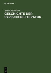 Cover von Geschichte der syrischen Literatur