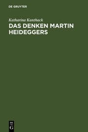Cover von Das Denken Martin Heideggers