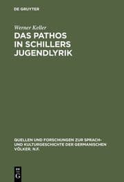 Cover von Das Pathos in Schillers Jugendlyrik