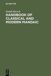 Cover von Handbook of Classical and Modern Mandaic