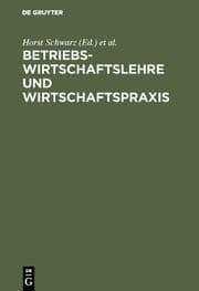 Cover von Betriebswirtschaftslehre und Wirtschaftspraxis