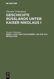 Cover von Vom Tode Alexanders I.bis zur Juli-Revolution