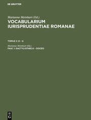 Cover von dactyliotheca - doceo