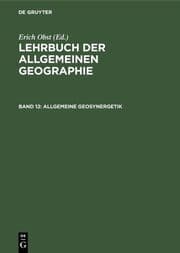 Cover von Allgemeine Geosynergetik