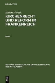 Cover von Kirchenrecht und Reform im Frankenreich