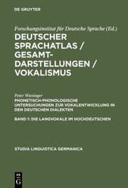 Cover von WIESINGER PHONET PHONOLOG UNTERSUCH CPLT STL 2