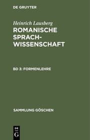 Cover von Formenlehre