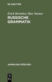 Cover von Russische Grammatik