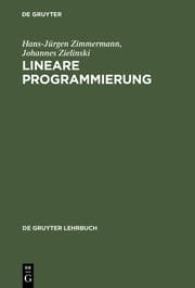 Cover von Lineare Programmierung