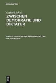 Cover von Deutschland am Vorabend der Großen Krise