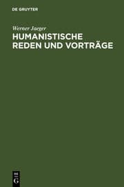 Cover von Humanistische Reden und Vorträge