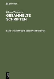 Cover von Vergangene Gegenwärtigkeiten