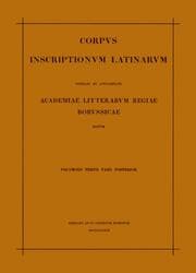 Cover von Inscriptionum Illyrici partes VI. VII. Res gestae divi Augusti. Edictum Diocletiani de pretiis rerum. Privilegia militum veteranorumque. Instrumenta Dacica