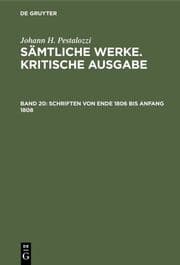 Cover von Schriften von Ende 1806 bis Anfang 1808