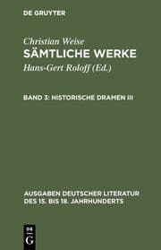 Cover von Historische Dramen II