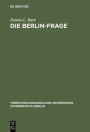 Cover von Die Berlin-Frage
