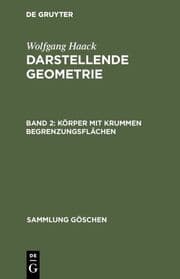 Cover von Darstellende Geometrie II