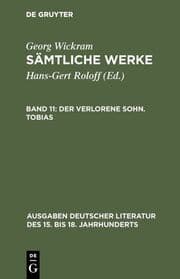 Cover von Der verlorene Sohn.Tobias