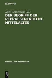 Cover von Der Begriff der repraesentatio im Mittelalter