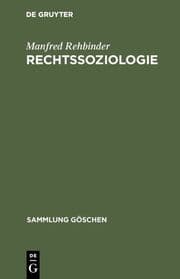 Cover von Rechtssoziologie