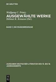 Cover von Die Musikerromane