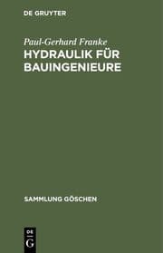 Cover von Hydraulik für Bauingenieure