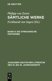 Cover von Die Afrikanische Sofonisbe (1647)