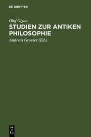 Cover von Studien zur antiken Philosophie