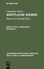 Cover von Biblische Dramen II