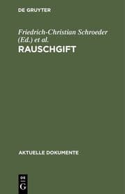 Cover von Rauschgift