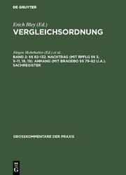 Cover von §§ 82 - 132 ; Nachtrag (mit RpflG §§ 3,5 - 11,18,19); Anhang (mit BRAGebO §§ 79 - 82 u.a.) ; Sachregister
