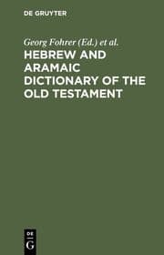 Cover von Hebrew and Aramaic Dictionary of the Old Testament