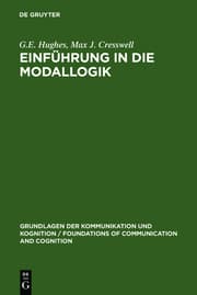 Cover von Einführung in die Modallogik
