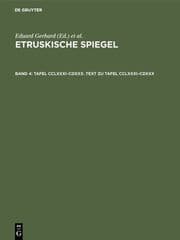 Cover von Tafel CCLXXXI-CDXXX. Text zu Tafel CCLXXXI-CDXXX
