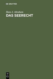 Cover von Das Seerecht