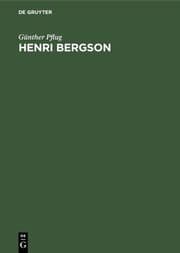 Cover von Henri Bergson