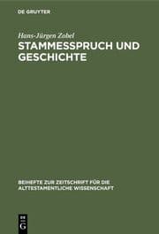 Cover von Stammesspruch und Geschichte
