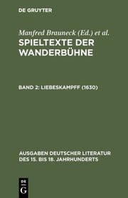 Cover von Liebeskampff (1630)
