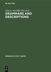 Cover von Grammars and Descriptions