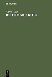 Cover von Ideologiekritik
