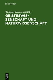 Cover von Geisteswissenschaft und Naturwissenschaft