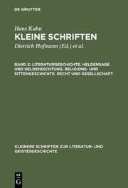 Cover von Literaturgeschichte.Heldensage und Heldendichtung.Religions- und Sittengeschichte.Recht und Gesellschaft