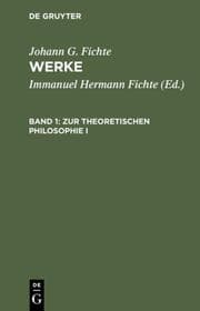 Cover von Zur theoretischen Philosophie I