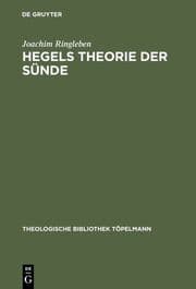 Cover von Hegels Theorie der Sünde