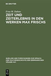 Cover von Zeit und Zeiterlebnis in den Werken Max Frischs