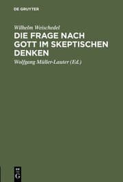 Cover von Die Frage nach Gott im skeptischen Denken