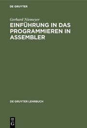 Cover von Einführung in das Programmieren in AssemSer