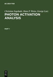 Cover von Photon Activation Analysis