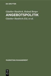 Cover von Angebotspolitik